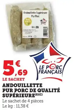 Maximarché Andouillette pur porc de qualité supérieure offre