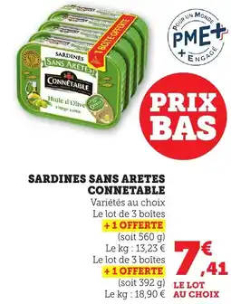 Maximarché Sardines sans aretes connetable offre