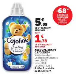 Maximarché Assouplissant cajoline offre