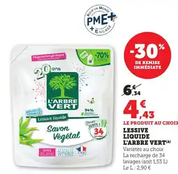 Maximarché Lessive liquide l'arbre vert offre