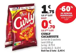 Maximarché Curly cacahuete offre
