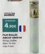 Les Briconautes Mottez - film bulles aircap 10mx offre