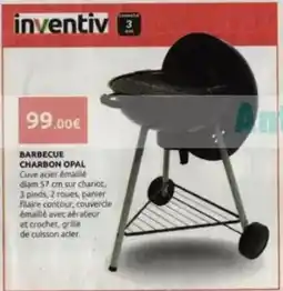 Les Briconautes Inventiv - barbecue charbon opal offre