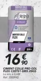 Les Briconautes Ciment colle pro col flex c2ets offre