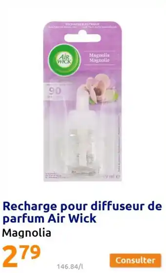 Action Recharge pour diffuseur de parfum air wick offre