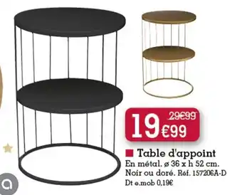 Kandy Table d'appoint offre