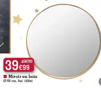 Kandy Miroir en bois offre