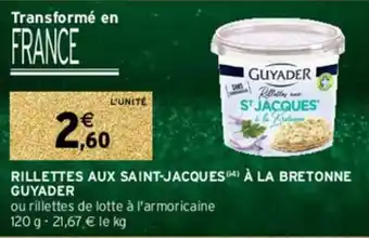 Intermarché Rillettes aux saint-jacques offre