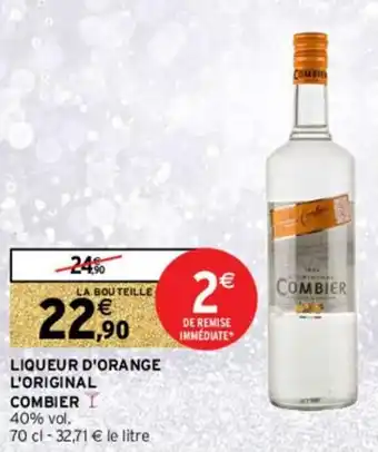 Intermarché Liqueur d'orange l'original combier offre