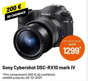 Kamera Express Sony cybershot DSC-RX10 mark IV offre