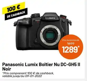 Panasonic lumix boîtier nu-DC-GH5 II noir