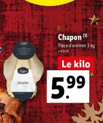 Lidl Chapon offre