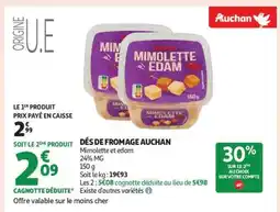 Auchan Dés De Fromage Auchan offre
