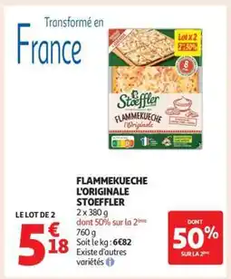 Auchan FLAMMEKUECHE L’ORIGINALE STOEFFLER offre
