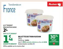 Auchan Rillettes De Thon Auchan offre