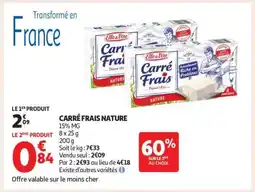Auchan Carré Frais Nature offre