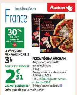 Auchan Pizza Régina Auchan offre