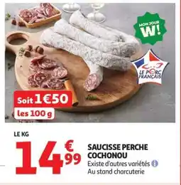 Auchan Saucisse Perche Cochonou offre