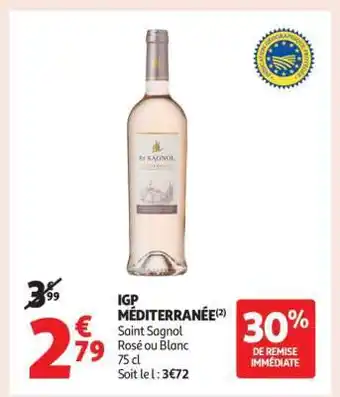 Auchan Igp Méditerranée offre