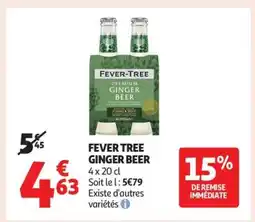 Auchan Fever Tree Ginger Beer offre