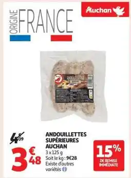 Auchan Andouillettes Supérieures Auchan offre