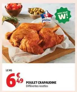 Auchan POULET CRAPAUDINE offre