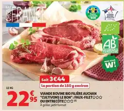 Auchan Viande Bovine Bio Filière Auchan offre