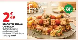 Auchan BROCHETTE SAUMON CABILLAUD offre