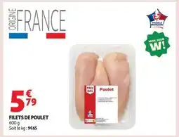 Auchan Filets De Poulet offre