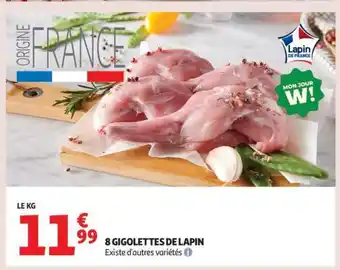 Auchan 8 Gigolettes De Lapin offre