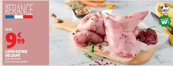 Auchan Lapin Entier Découpé offre