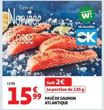 Auchan Pavé De Saumon Atlantique offre