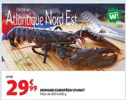 Auchan HOMARD EUROPÉEN VIVANT offre