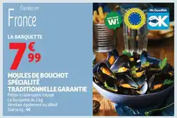 Auchan MOULES DE BOUCHOT offre