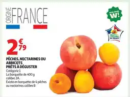 Auchan PÊCHES, NECTARINES OU ABRICOTS PRÊTS À DÉGUSTER offre