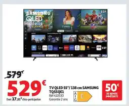 Auchan Tv Qled 55 / 138 Cm Samsung Tq55Qe1 offre