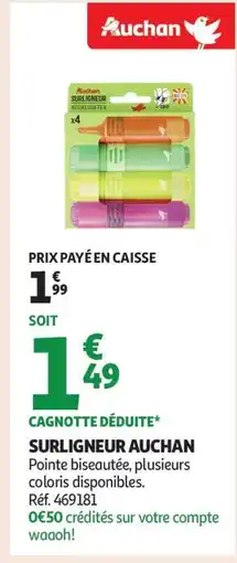 Auchan SURLIGNEUR AUCHAN offre