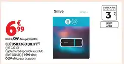 Auchan CLÉ USB 32GO QILIVE offre