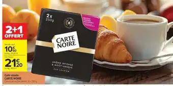 Carrefour Market Café Moulu Carte Noire offre