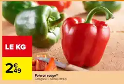 Carrefour Poivron rouge offre