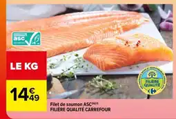 Carrefour Filet de saumon ASC offre