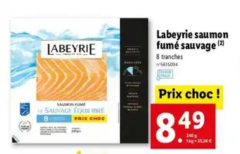Labeyrie saumon fumé sauvage