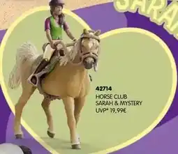 Schleich Horse club sarah & mystery offre