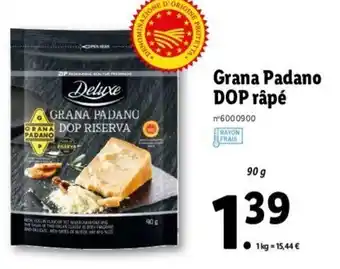 Lidl Grana Padano offre