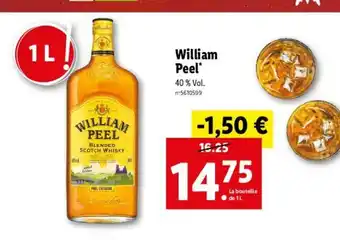 Lidl William Peel offre