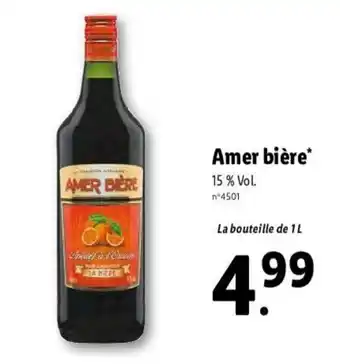 Lidl Amer Bière offre