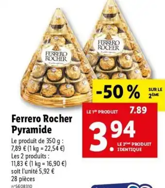 Lidl Ferrero Rocher offre