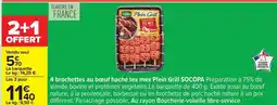 Carrefour Nescafé - brochettes au bœuf fraîte offre