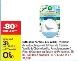 Carrefour Pamplemousse - diffuseur continu offre
