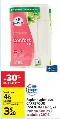 Carrefour Carrefour - papier hygiénique offre